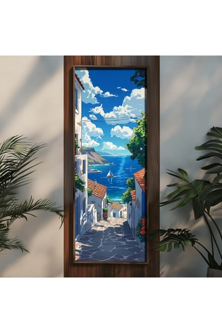 Quadro em pinho - 40 x 120 cm