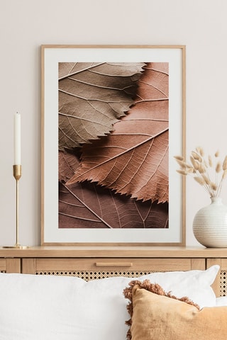 Cuadro de madera maciza - 33 x 48 cm