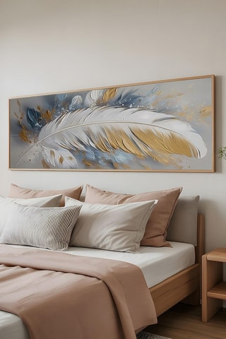 Quadro em madeira- 33 x 70 cm