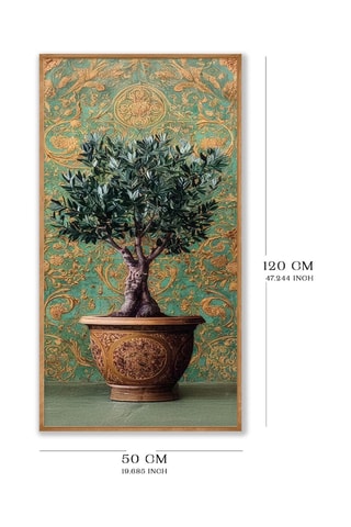 Cuadro de madera - 120 x 50 cm