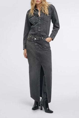 Camisa - Cinzento-escuro