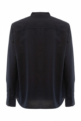 Camisa em linho - Azul-noite - Azul