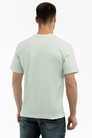 T-shirt - Verde-água - Preto e verde