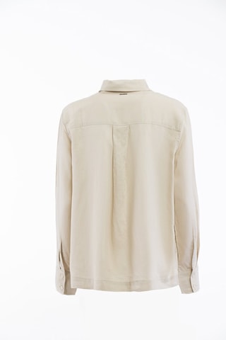 Camisa em linho - Bege - Bege