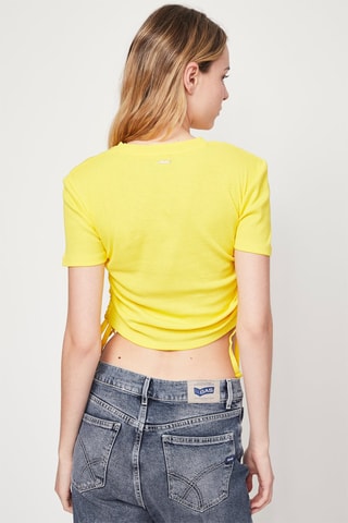Crop top Shalya - Amarelo - Amarelo