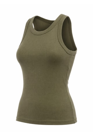 Camisola de alças - Verde