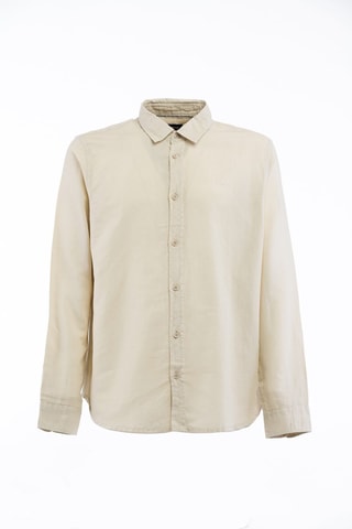 Camisa em linho - Bege - Bege