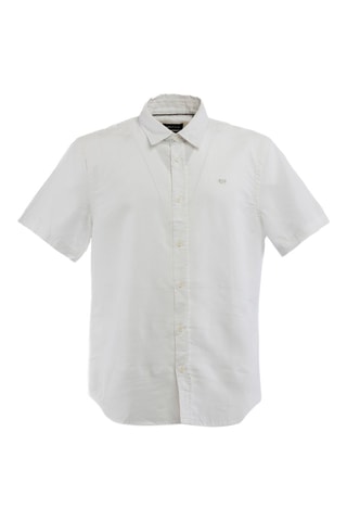 Camisa em linho - Branco - Branco