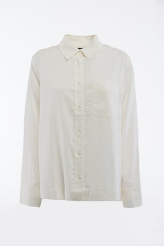 Camisa em linho - Branco - Branco