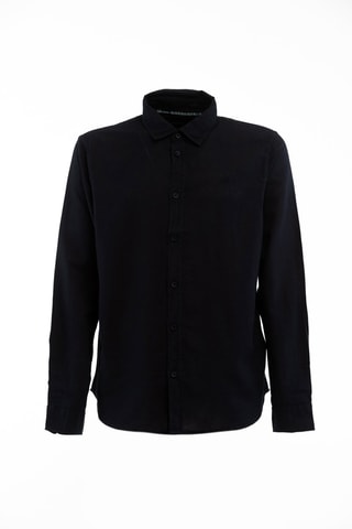 Camisa em linho - Azul-noite - Azul