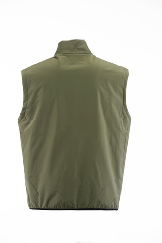 Colete acolchoado - Verde-azeitona - Preto e verde