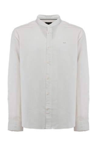 Camisa em linho - Branco - Branco