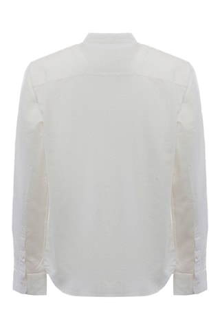 Camisa em linho - Branco - Branco