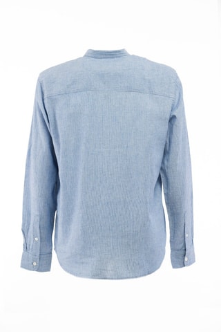 Camisa em linho - Azul - Azul