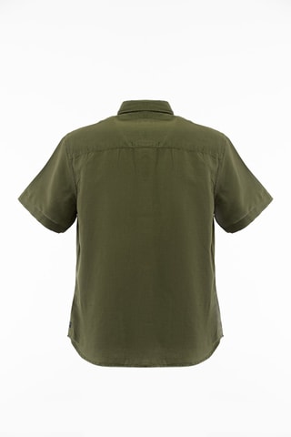 Camisa em linho - Verde-azeitona - Verde