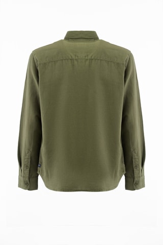 Camisa em linho - Verde-azeitona - Verde