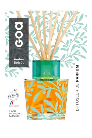 Ambientador de varillas Goatier - Ámbar amaderado - 200 ml