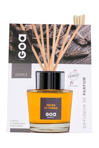 Ambientador de varillas Goatier Esprit - Haba tonka - 200 ml