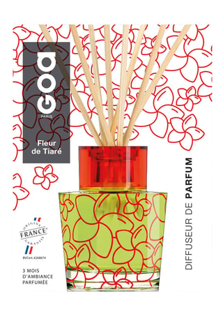 Ambientador de varillas Goatier - Flor de Tiaré - 200 ml
