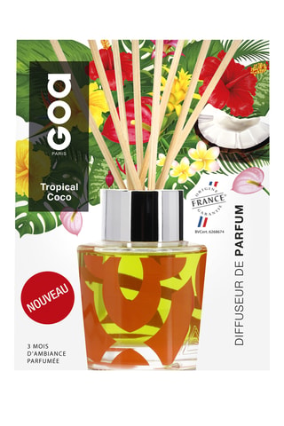 Ambientador de varillas Goatier - Coco tropical - 200 ml