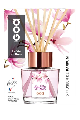 Ambientador de varillas Goatier - La vie en rose - 200 ml