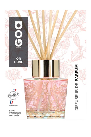 Ambientador de varillas Goatier - Oro rosa - 200 ml