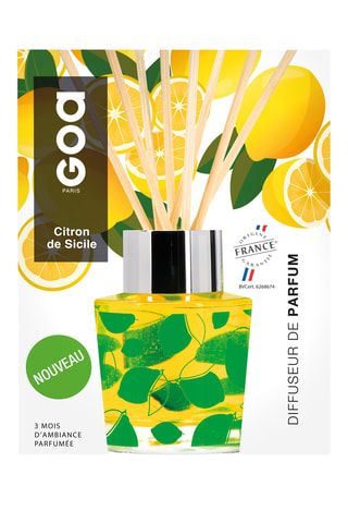 Ambientador de varillas Goatier - Limón de Sicilia 200 ml