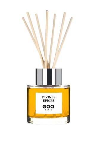 Ambientador de varillas Goatier - Divines épices 200 ml + 7 varillas de ratán