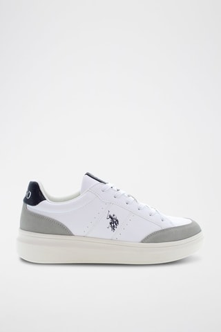 Zapatillas de nobuk Cody - Blanco y azul