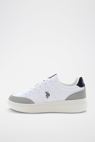 Zapatillas de nobuk Cody - Blanco y azul