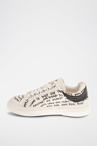 Zapatillas de piel