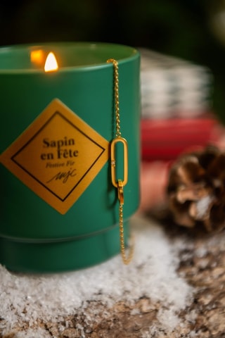 Geurkaars en Armband - Dennenboom
