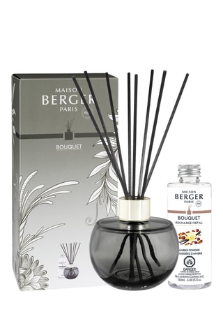 Geurdiffuser Holly gris - Poussière d'ambre- 180 ml