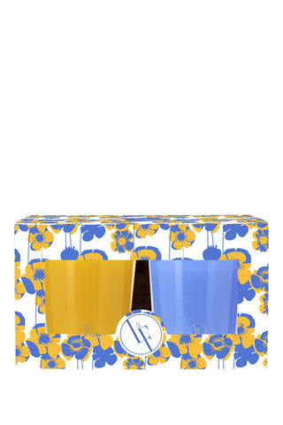 2 kaarsen "Soleil d'été et violette gourmande" Candy Menthe -  2 x 70 g