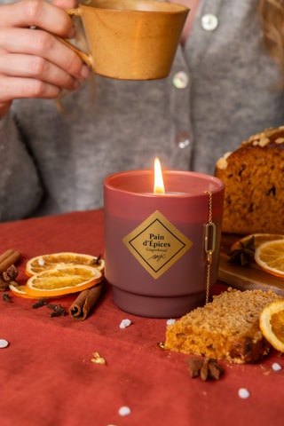 Geurkaars "Kruidkoek” en Armband