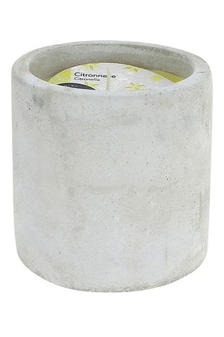 Kaars Citroengras Beton - Grijs