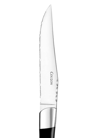 6 cuchillos chuleteros de acero inoxidable - 22,5 cm