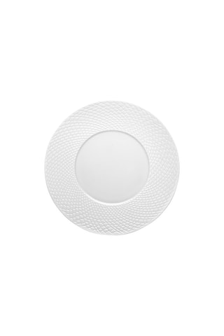 6 platos llanos de porcelana Sherane - 28 cm