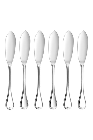 6 cuchillos para pescado de acero inoxidable Auguste