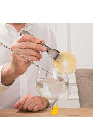 Juego de cóctel de acero inoxidable y silicona Chill - 4 piezas