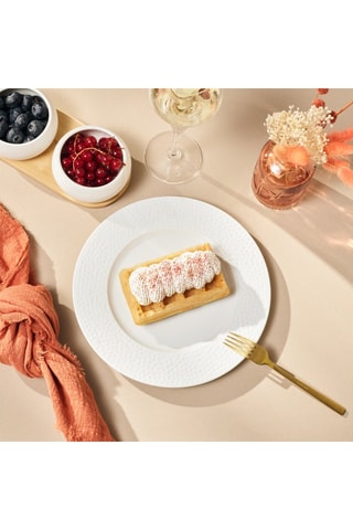 6 platos de postre de porcelana Urban - 21 cm