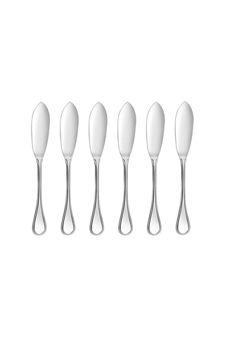 6 couteaux à poisson en acier inoxydable Le Perle - 21,5 cm