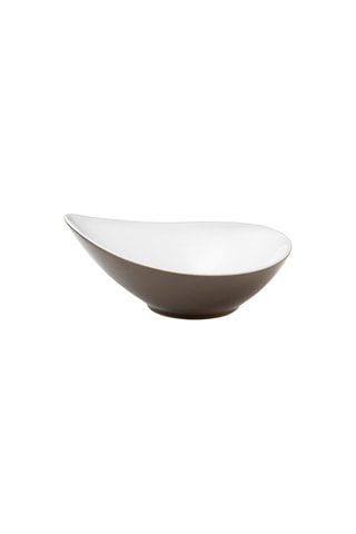 Vajilla de porcelana Sven marron - 18 piezas