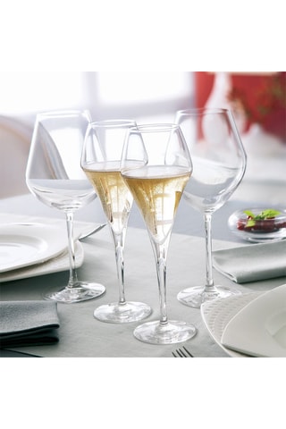 6 copas de champán de cristalino Expert - 21 cl