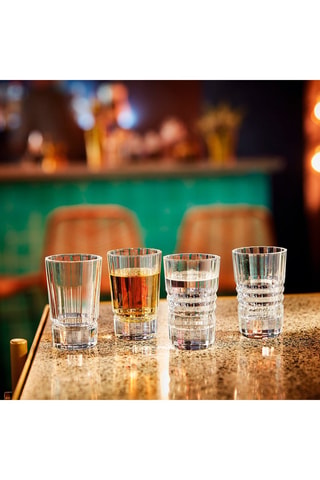 6 vasos de chupito de vidrio ultratransparente Architecte - 6 cl