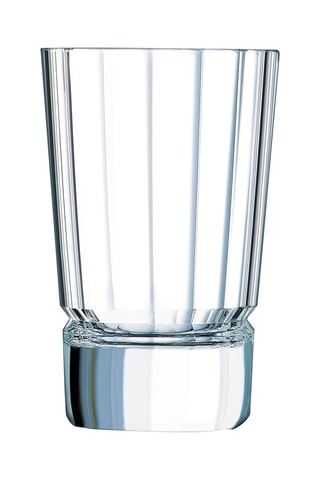 6 vasos altos de vidrio ultratransparente Macassar - 6 cl