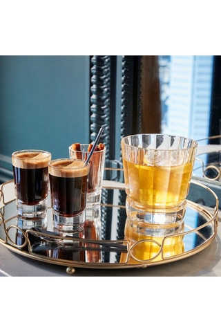 6 vasos altos de vidrio ultratransparente Macassar - 6 cl