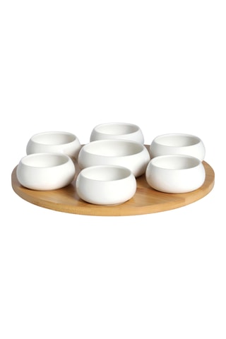 Vajilla para tapas de cerámica -  8 piezas
