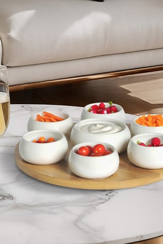Vajilla para tapas de cerámica -  8 piezas