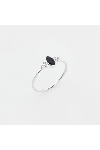 Ring - Zilver en Onyx